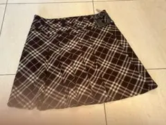 バーバリーブルーレーベル チェック スカート 38サイズ