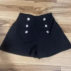 Choa Choa ブラック ショートパンツ 150サイズ USED