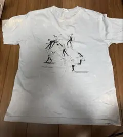 希少　エドワードゴーリー　バレエtシャツ　Lサイズ　ブルー系