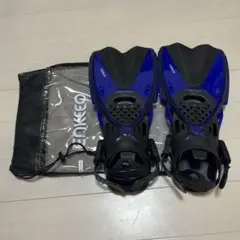 enkeeo エンキーオ　黒青　子供用フィン