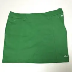 adidasゴルフ レディース ストレッチスカート Lサイズ グリーン