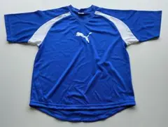 Puma 青 ラグランスリーブ シャツ