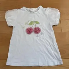 SLAP SLIP チェリー刺繍 Tシャツ 130