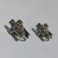 イヤリング　クロス