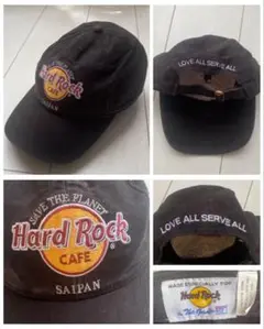 美品 hard rock cafe saipan black cap キャップ