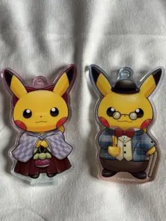 ピカチュウ ポケモンセンタートウキョーDX アクリルキーホルダー 2個セット
