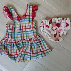 ベビー水着&水遊びパンツセット