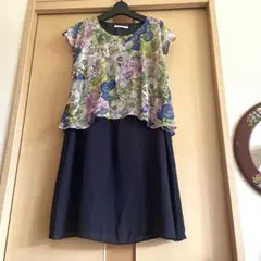 美品＊BLISS POINT ＊シフォンワンピース＊ M ＊