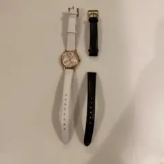 訳あり　Agnes b レディース時計　ベルト2種類付き