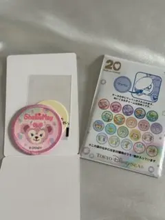 ダッフィー＆フレンズ　20周年　カラフルハピネス　ワッペン　シェリーメイ