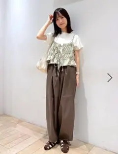 LOWRYSFARM シャーリングビスチェ