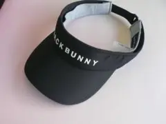 ジャックバニーJack Bunn　黒　レディースゴルフサンバイザー