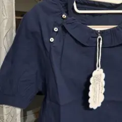 Nana Day レディース ブラウス トップス　ネイビー　S