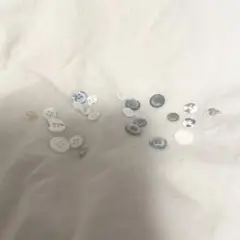 ボタンセット 約30個 白 青 グレー