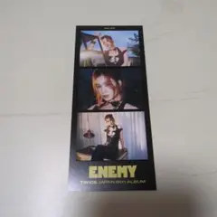 TWICE ENEMY 初回限定盤 B サナ 3カットフォト