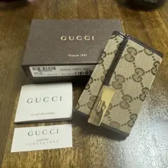 GUCCI グッチ　キャンバス　キーケース　6連