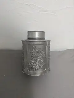 【未使用】ロイヤルセランゴール　ティーキャディ(茶筒) ティーキャディー（茶筒） メロン ROYAL SELANGOR ピューター製