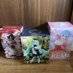 フィギュアセット：Overlord, Miku, Rem
