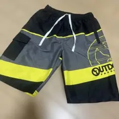 OUTDOOR PRODUCTS 水着グレー/イエロー　150センチ　男子