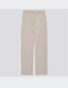 【美品】サテンリラックスストレートパンツ UNIQLO