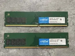 Crucial 8GB×2 16GB DDR4 2400MT/s メモリー