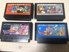 【動作確認済み】FCソフト 4本セットドラゴンクエスト1.2.3.4.