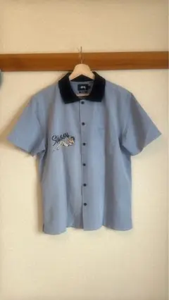 ［Stussy ］半袖シャツ ライトブルー M