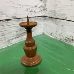 ローソク立て　明るい茶色
