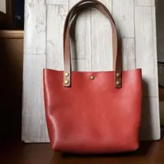 本革トートバッグ　ハンドメイド