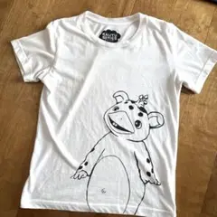 怪獣ブースカ　円谷プロ　半袖ロゴTシャツ　白　Fサイズ