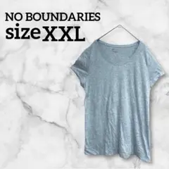 NO BOUNDARIES ノーバウンダリーズ【XXL】Tシャツ 半袖 グレー