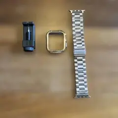 アップルウォッチバンド ゴールド44mm 調整ツール付き