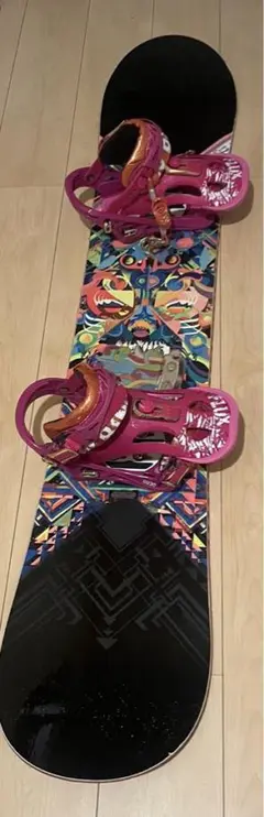 サロモン スノーボード板 143 FLUXビンディング