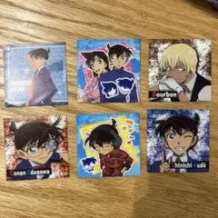 名探偵コナン　チョコのおまけ　６枚セット　バーボン