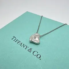 TIFFANY ティファニー ハート ネックレス シルバー 美品