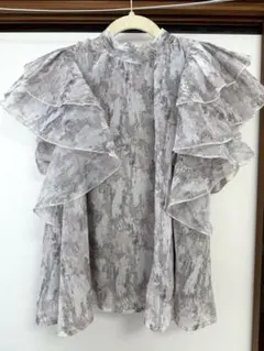 【dazzlin】美品 フリルアソートリボンブラウス