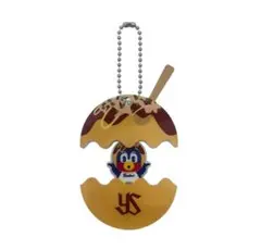 ヤクルト　かっとつば九郎キーホルダー（たこやき）　スワローズ