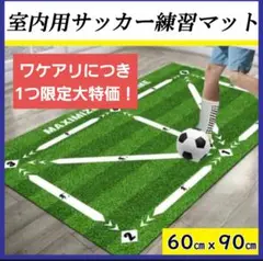 サッカーマット　サッカー練習　トレーニング　60×90　室内練習　防音　ワケアリ