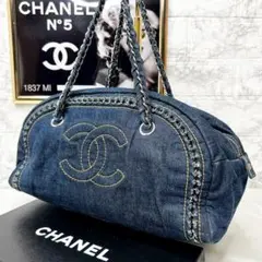 【美品】CHANELシャネル デニムボストンバッグ 可愛い♡
