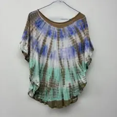 billabong タイダイオフショルダートップス Ｕ52