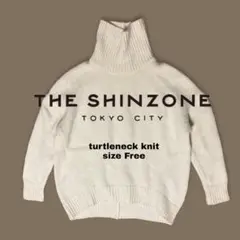 The Shinzone タートルネック ニット ベージュ