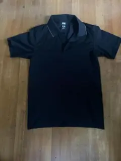UNIQLO　ドライEXポロシャツ/エリライン　BLACK　XSサイズ