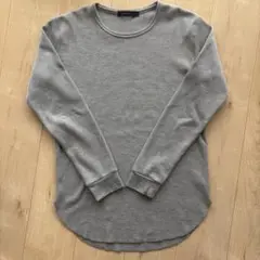 RAGEBLUE グレー 長袖カットソー M ワッフル　ロンT