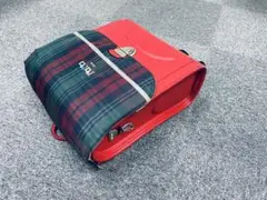 ララちゃんランドセル (赤とグリーンのチェック柄 ランドセル)