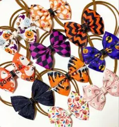 【T-123】トリミングチョーカー ハロウィンMIX② 10個 ハンドメイド