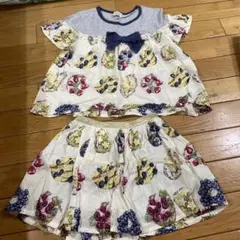 trois lapins フルーツ柄セット 120