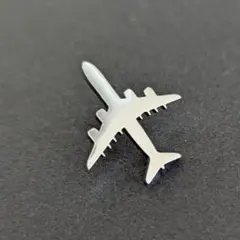 飛行機 シルバー ピンバッジ N82-7 ひこうき