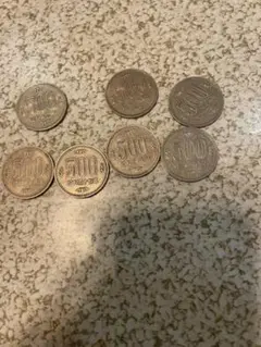 旧500円 昭和57年、58年、59年、平成元年、 プルーフ貨幣