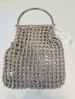 SENSE OF PLACE メッシュハンドバッグ One-size グレー