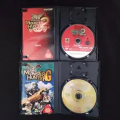 PS2 モンスターハンターG ＋ モンスターハンター2 セット品